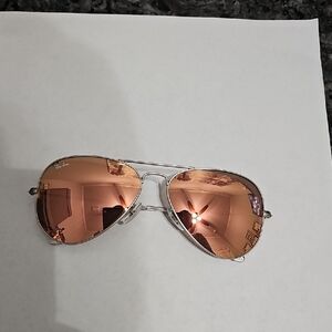 Ray-Ban Aviator Sunglasses with Copper Lenses